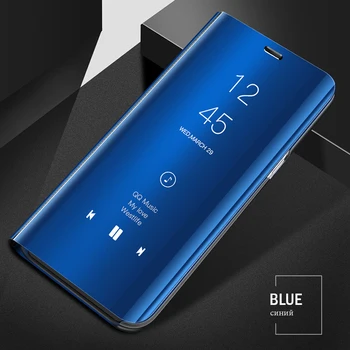 Luksusa Spogulis, Apskatīt Smart Flip Case For Huawei Honor 8 Lite sākotnējo Magnētisko fundas huawai Honor8 8Lite PRA-TL10 uz Tālruņa Vāciņu