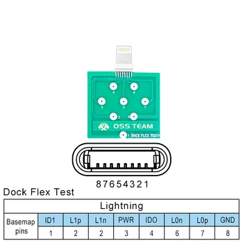 Micro USB Doks Flex Testa Valdes iPhone 11 xs x 6 7 8 6s Android Tālrunis U2 Akumulatora Jauda Uzlādes Doks Flex Viegli Testēšanas Rīks