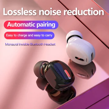 Mini Bluetooth Bezvadu Austiņu V5.0 Stereo in-ear Austiņas ar Mic Sporta Darbojas Earbuds Austiņas Samsung, Huawei Xiaomi