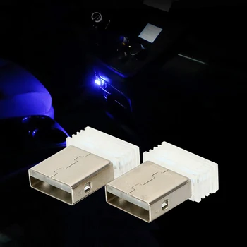 Mini LED Auto USB Gaismu Noskaņu Apkārtējā Lampas RGB Apdares Interjera Plug/Play Spuldzes Auto Laivas Off Road 4x4 Kemperu Piederumi