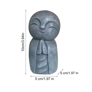 Mini Mūks Amatu Mājas Apdare Budas Miniatūras Figūriņas Auto Lelle Rotājumi Smilšakmens Maz Maitreja Darbvirsmas Mēbeļu Dāvanu