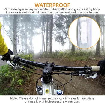 Mini Precizitāti Motociklu Pulkstenis Ūdensizturīgs Kompakts Motociklu Adhesive Mount Skatīties Moto Digitālais Pulkstenis Ar Hronometru