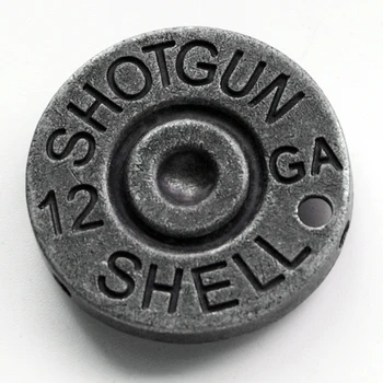 MN2070 shell 12 GA 9 mm luger Metāla Snap Pogu Aproce ( fit 18mm Snap Rotaslietas )