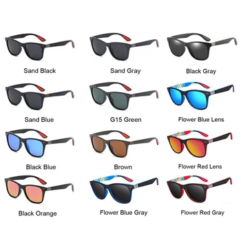 Modes Polarizētās Saulesbrilles, Vīriešu un Sieviešu Braukšanas Laka Punkti Melnu Rāmi Briļļu Vīriešu, Saules Brilles, Saules Brilles UV400