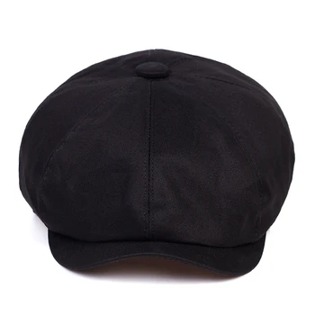 Modes savvaļas Newsboy Klp Vīrieši Sievietes Retro berete, Cepure, Vadītāja Flat Cap hip hop Astoņstūra formas cepures tīrtoņa krāsu Retro gadījuma beretes gorras