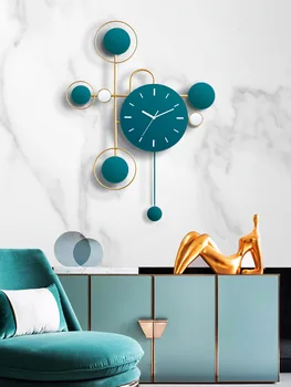 Modes visu maču vienkāršu mūsdienu pulksteņu fiksētos pulkstenis plāksne sienas pulkstenis dzīvojamā istabā mājas modes Radošo izslēgtu skenēšanas Ziemeļu sienas-h