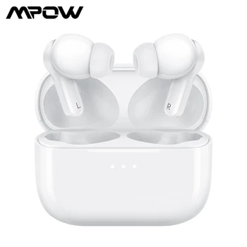 Mpow Mpods Bluetooth 5.0 Bezvadu Austiņas IPX8 Ūdensizturīgs Trokšņa Slāpēšanas Earbuds ar 4 Mic & 35Hrs Atskaņošana iPhone 12
