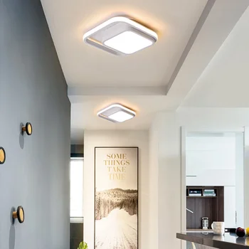 Mūsdienu LED Griestu lampas Taisnstūra Dzīvojamā Istaba Guļamistaba Gultas Virtuves Eju Koridors, Balkons, Ieejas Virsmas Mount Lampas