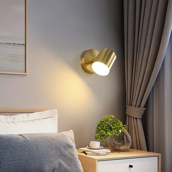 Mūsdienu LED sienas lampa 7W mājas virtuvē Mazgā sienas iekštelpu gaismas, guļamistaba, vannas istaba Alumīnija apgaismojums Izstāde spogulis