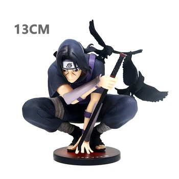 Naruto Shippuden Anime Modelis Sasuke Uchiha Itachi Akakashi PVC Rīcības Attēls Statuja Kolekcijas Rotaļlietas Attēls Figma Rotaļlietas