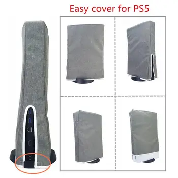 Nepievelk putekļus Vāks PS5 Konsoles Gadījumā Black Soft Ar Kabeli Ostas Piedurknēm Ūdensizturīgs Vāciņu Piedurknēm PlayStation 5 Spēļu Konsoles
