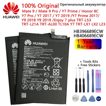 Oriģinālā Rezerves Tālruņa Akumulatora Huawei Palīgs 9 Mate9 Pro Godu 8.C Y9 2018 Versija HB396689ECW 4000mAh Akumulators