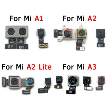 Oriģinālās Aizmugures Priekšējo Kameru Xiaomi Mi A1 A2 Lite A3 5X 6X Atpakaļ Frontālās Selfie Aiz Kameras Moduļa Nomaiņa Rezerves Daļas