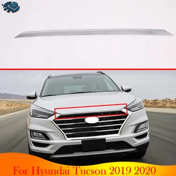Par Hyundai Tucson 2019 2020 ABS Chrome Priekšējais Pārsegs Pārsegs Grila Reste Bufera Lūpu, Acs Apdares Segtu Molding