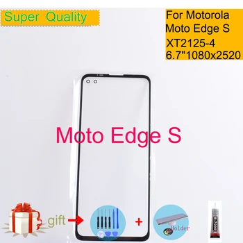 Par Motorola Moto Malu S XT2125-4 skārienekrāna Priekšējo Ārējo Stikla Paneli Objektīvs Moto Malu S LCD Nomaiņa Stikla