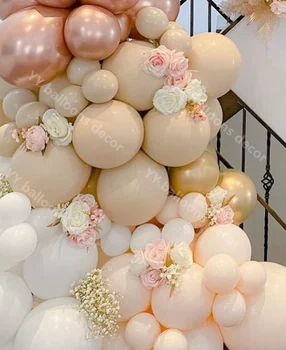 Pasaules Baloni Vainags Arku Komplekts DIY Chrome Rose Gold Ādas Globos Safari Baby Dušas Bērniem Savvaļas Vienu 1st Birthday Party Rotaļlietas Dekori