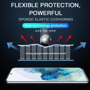 Priekšējā Atpakaļ Hidrogelu Filmu Samsung S20 Ultra S8 S9 S10 Plus E Lite Piezīme 8 9 10. Pielikums Pro Screen Protector Atpakaļ Filmas Ne Stikla