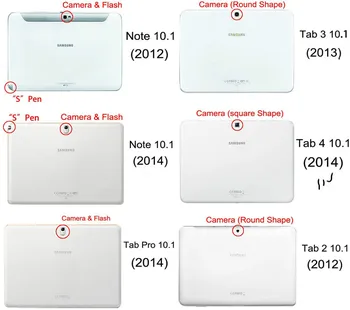 PU Ādas Vāks priekš Samsung Galaxy Tab 4 10.1 collu SM-T530 T535 T533 Tab4 10 T530 T531 T535 Tablete Gadījumā Leņķis Flip Case Cover