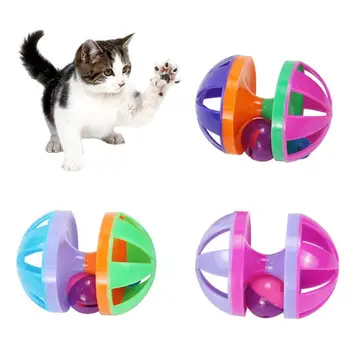 Puzzle Fun Pet Cat Kitten Hantele Zvana Bumbu Nulles, Mācību Spēle, Interaktīva Spēlē Rotaļlieta Kaķiem Piederumi Produkti
