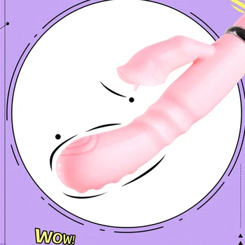 Rozā Sievietes Burvju Nūjiņu Trušu Vibratori Av Stick G-spot Vaginālā Seksa Rotaļlietas Anālais Masturbatior Pāris Femal Sexy Klitora Stimulatoru