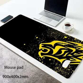 Sarkanā Leopard-Excovip ļoti Gara Lielu XL Spēļu Galda Paklājiņš Gluda Virsma neslīdoša Gumijas Mouse Pad Paklājiņš ar Dizainu Spēlētājs, peles paliktnis