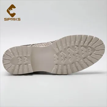 SIPRIKS Mens Sākotnējā Snakeskin Boots Modes Vīrietis Kovboju Zābaki Zēnu Apavi Topsiders Kurpes Britu Python Ādas Zābaciņi 44