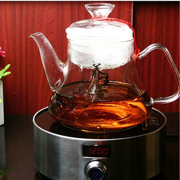 Skaidrs, Stikla Tējkanna Atklātu Uguni, Apkures Tējas Tvaika karstumizturīga Liela Jauda, karstumizturīgs Piena Tējkanna Tējas Komplekts