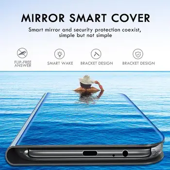 Smart Spogulis, Pārsegs, Gadījumā, Huawei Honor 10 8 9 Lite 8X Atskaņot Segtu Par Godu 7.A Pro 7.C 8.A 8.C 8S 7S 9X Godu 20S Skats 10 20 Fundas
