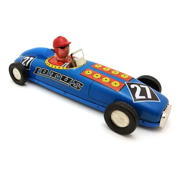 [Smieklīgi] Pieaugušo Kolekcija Retro Vēja rotaļlieta Metāla Skārda F1 Sacīkšu auto čempions racer Uzvelkams rotaļu skaitļi modelis vintage rotaļlietas, dāvanu