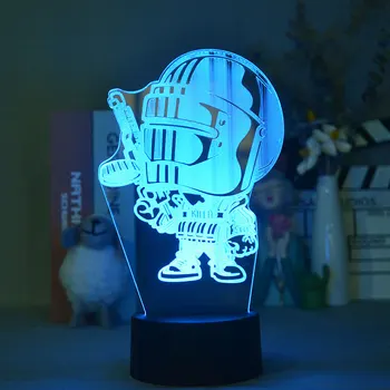 Spēle Escape No Tarkov Killa 3d Lampas Smart Tālrunis Kontroles Bāzi, Atmosfēru, Dekoratīvās LED Gaismas Halloween Dāvanu Iekštelpu Festivāls