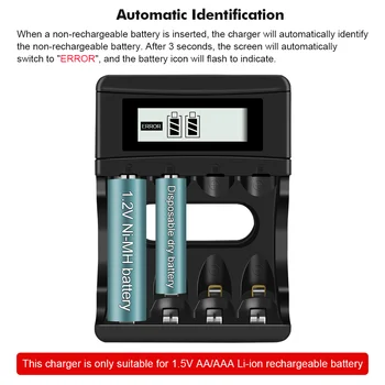 Stabilu Spriegumu 1,5 V AAA Uzlādējamās Baterijas+ AA Akumulators Li-ion AAA AA Uzlādējamas Baterijas Fotokameras Rotaļlietas