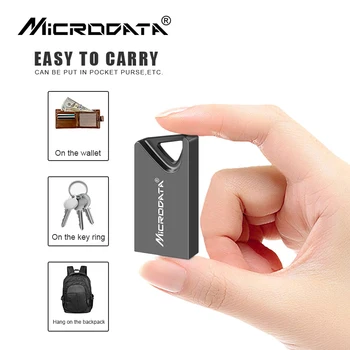 Super mini 32GB Pendrive metāla USB Flash Drive 4gb 8gb 16GB 32GB 64GB, 128GB pen drive usb 2.0 tiny memory stick biznesa dāvanu