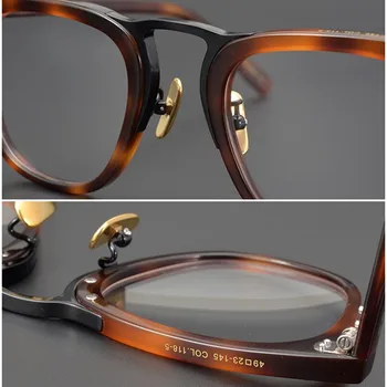 Sākotnējo Kvalitāti Teksturētu Acetāts Brilles Rāmis Vīriešu Personības Zīmola Dizaina Brilles Sievietēm Recepte Briļļu Oculos