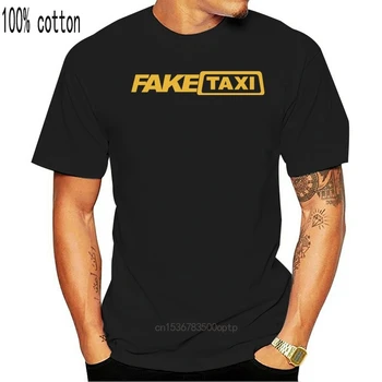 T-krekls FakeTaxi (Viltus Taksometru T Maglia Nera bianca)
