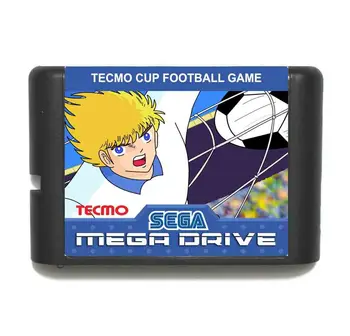 Tecmo Kausa Futbola 16 bitu MD Spēles Karti Uz Sega Mega Drive Genesis
