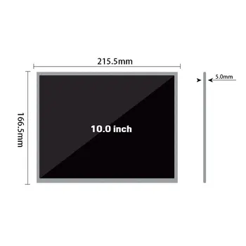 Tiešās tirdzniecības TTL 10inch LCD ekrāns HSD100IXN1-A00 Resolution1024*768 Spilgtums 250 Kontrasts 600:1