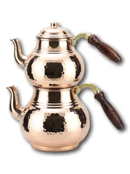 Turks çayı demliği arapça çaydanlık bakır demlik el yapımı koraļļu rifs seti geleneksel turks koraļļu rifs cezve su ısıtıcısı kazaņa