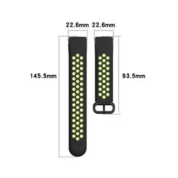Universālā Dual-krāsu Siksnu Fitbit Maksas 4/3 SE Smart Watch Band Smart Silikona Aproce Fitbit Charge4 Rokas Joslā Karstā