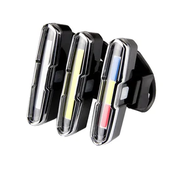 USB Lādējamu Priekšējā Aizmugurējās Velosipēdu Vieglais Litija Baterija, LED Bike Taillight Velo Ķivere Gaismas Lampas Kronšteinu-Velosipēdu Piederumi