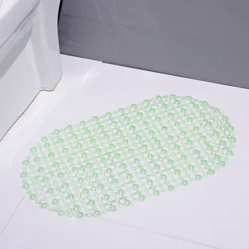 Vannas istaba non-slip paklājiņš vannas vannas salokāms dobi mat vanna ar piesūcekni, neslīdošs pvc mat kāju 66x37cm
