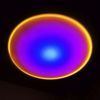 Varavīksnes Saulrieta Gaismas Projektors-Nakts Lampiņa LED Atmosfēru Nakts Gaisma Romantisku Noskaņu Gaismas Projektora Sienas Mājās, Telpu Dekorēšana