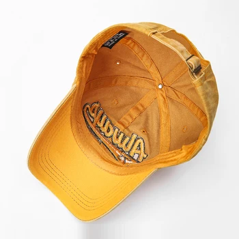 Vasaras Augstas Kvalitātes Āra Izšūšana Logotipu 6 Panelis Golfa Tētis Cepuri Kokvilnas Beisbola Cepure