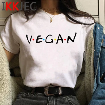 Vegan t krekls top lakrosa sieviešu ulzzang plus lieluma pāris drēbes tshirt
