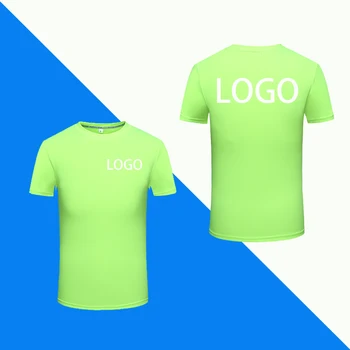 Vīriešu t-krekli t-veida, vasarā jaunu kokvilnas multicolor apaļu kakla topi (dungriņi) kultūras krekls high-end pasūtījuma logo drukas zīmola tekstu