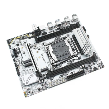 X99 mātesplati LGA 2011-3 set komplekts ar Intel xeon E5 2620 V3 procesors DDR4 32GB(4*8GB) 2666mhz RAM atmiņa M-ATX X99-K9
