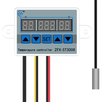 ZFX-ST3008 Temperatūras regulators Ciparu Termostats Regulējams Metru Regulatori Mājsaimniecībai, Guļamistabas Piederumi